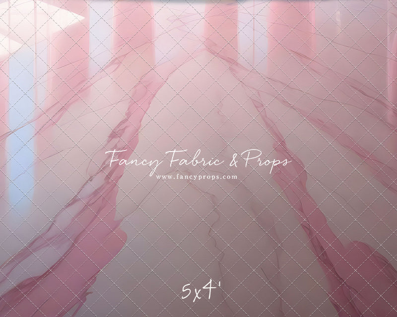 Pastel Pink Marble Mat Floor