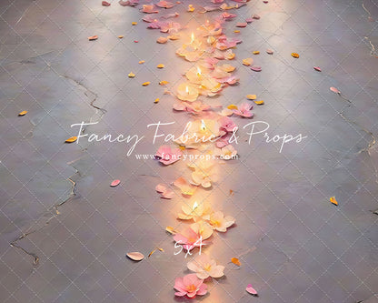 Path of Petals Concrete Mat Floor