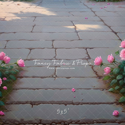 Blushing Blooms Pathway Mat Floor