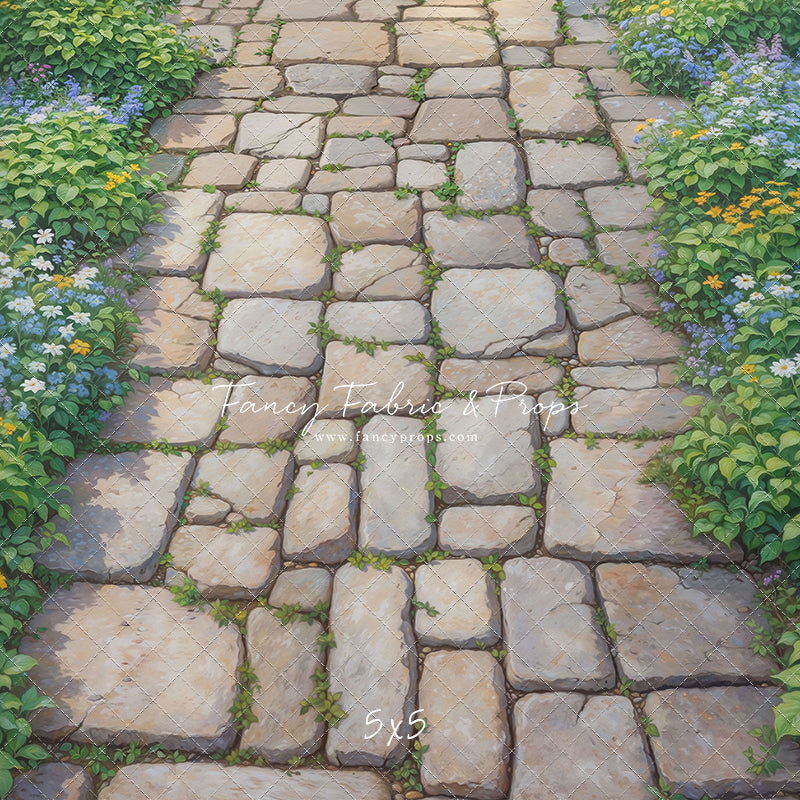 Flower Shop Cobblestone Mat Floor