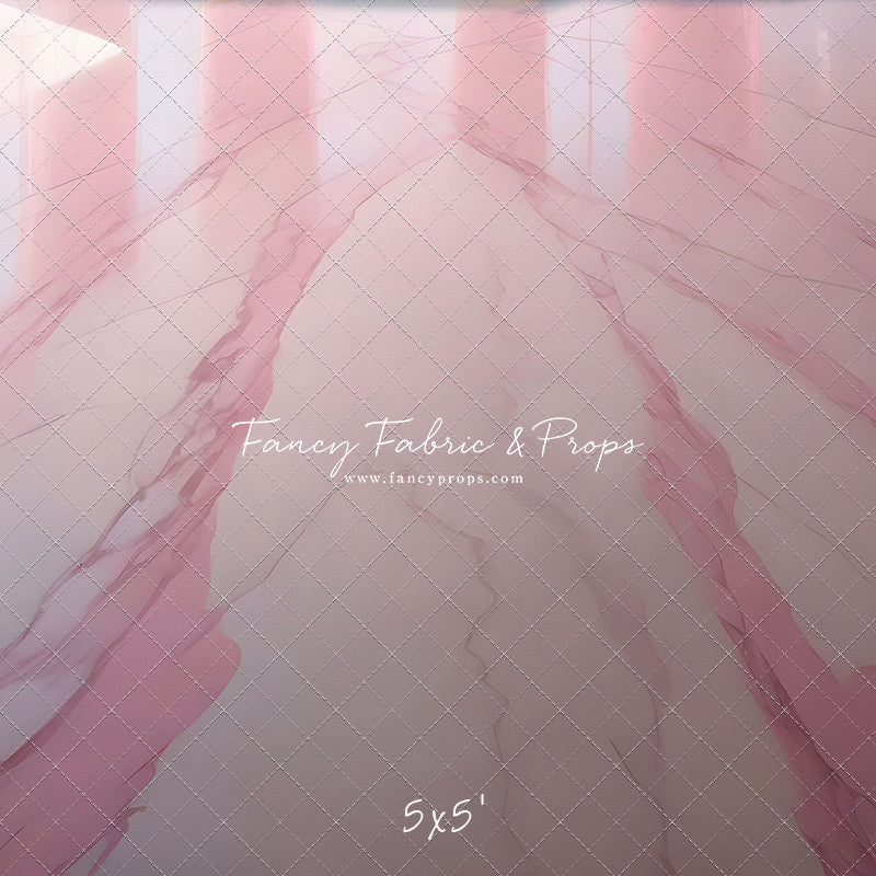 Pastel Pink Marble Mat Floor