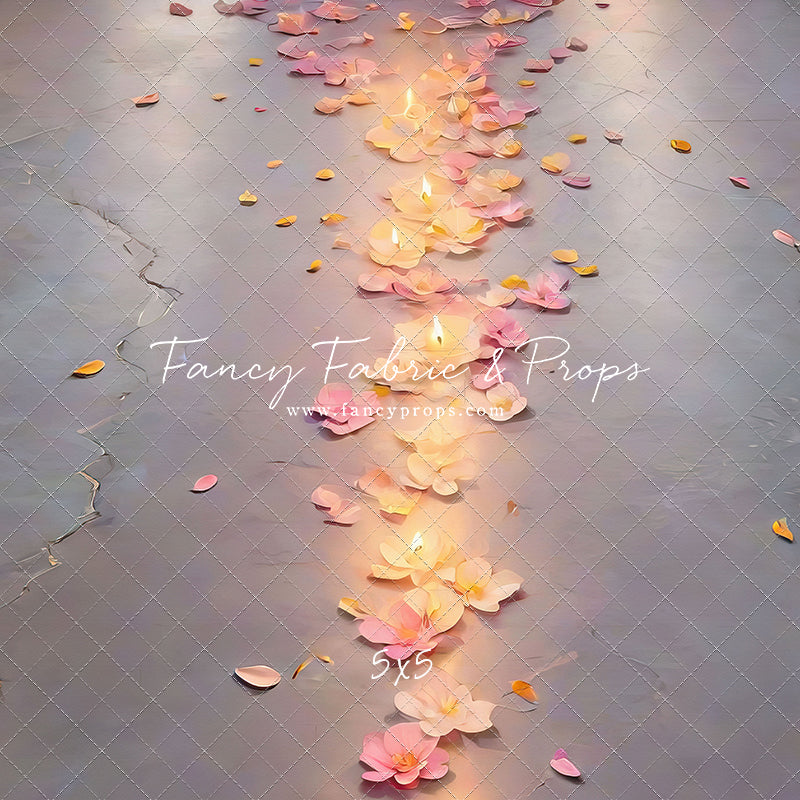 Path of Petals Concrete Mat Floor