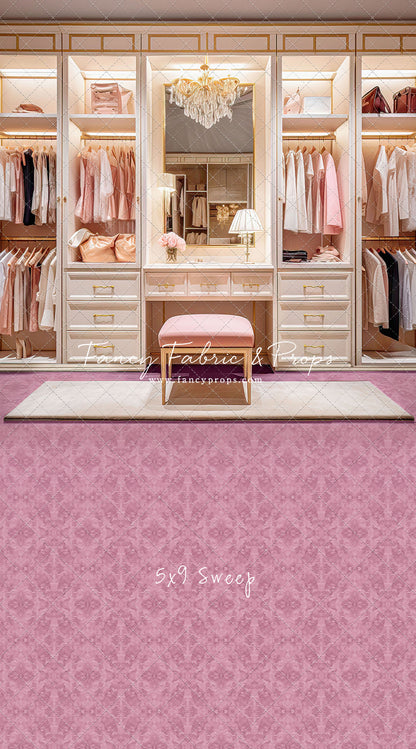 Boss Babe Closet - Pink Carpet - With Sweep Option