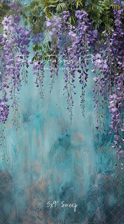 Painted Blue Wisteria