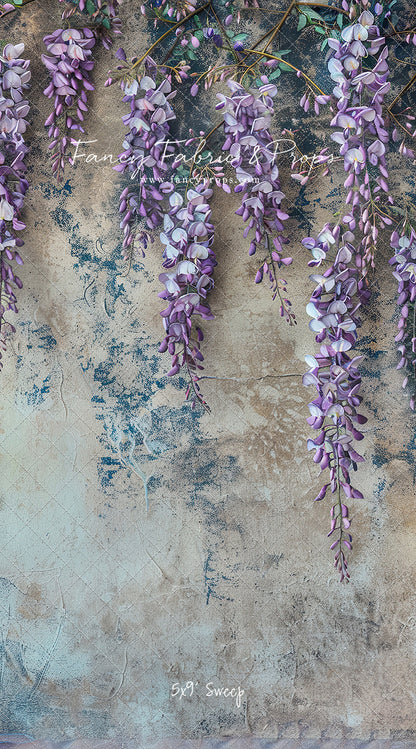 Painted Floral Lavender Wisteria