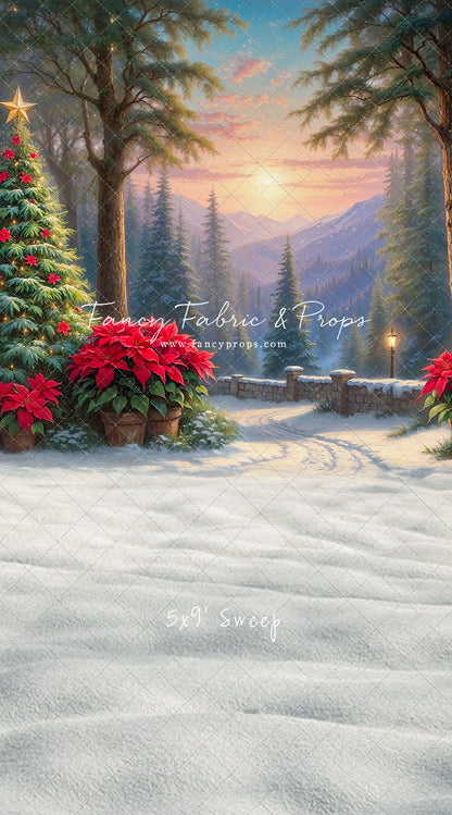 Sunset on Yuletide Lane - With Sweep Option