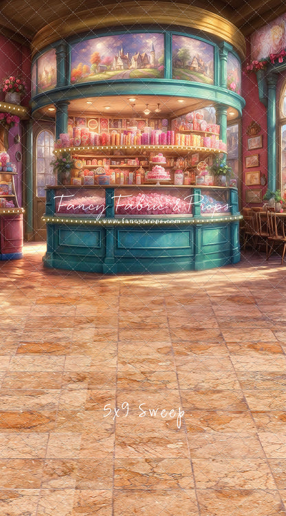 Sweet Tart Hearts with Tile Floor - With Sweep Option