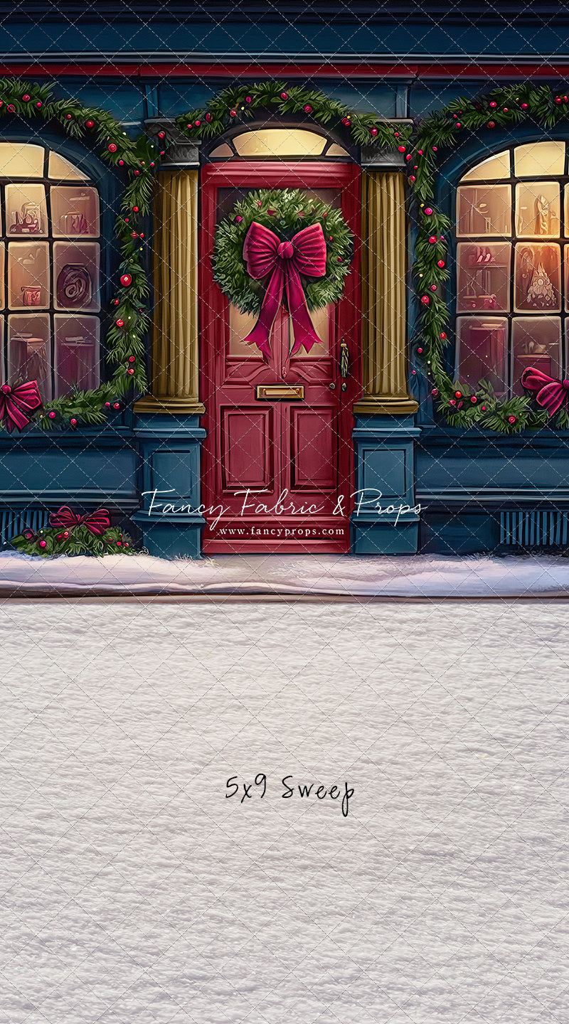 Wintertime Shop - Blue Shop - with Sweep Option