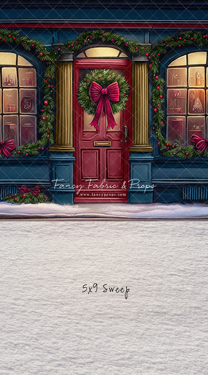 Wintertime Shop - Blue Shop - with Sweep Option