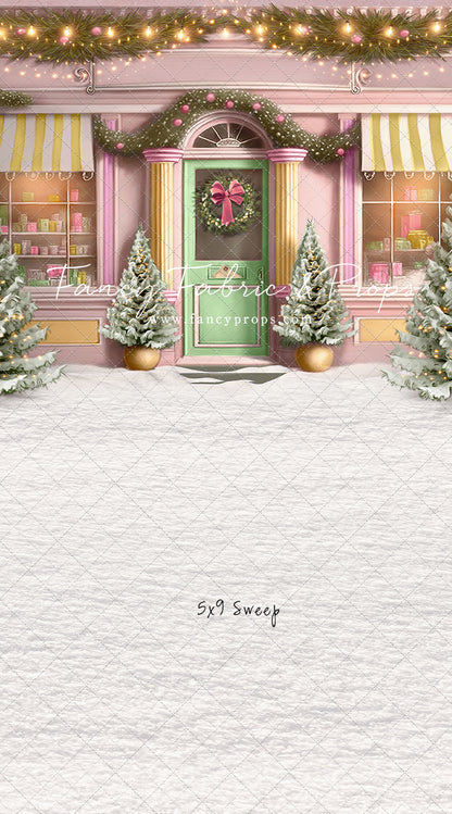 Frosty Sweet Shop - Green & Gold - with Sweep Option