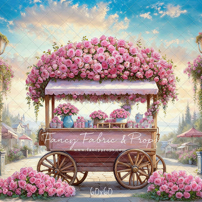 Blushing Bloom Cart - With Sweep Option