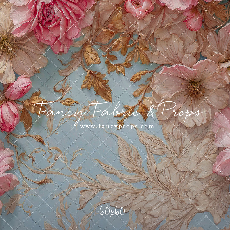 Blushing Petal Tapestry - Horizontal Only