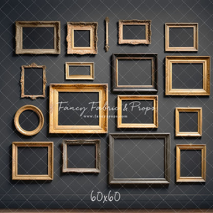 Jewel Frames - Gray - With Sweep Option