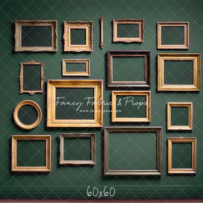 Jewel Frames - Green - With Sweep Option