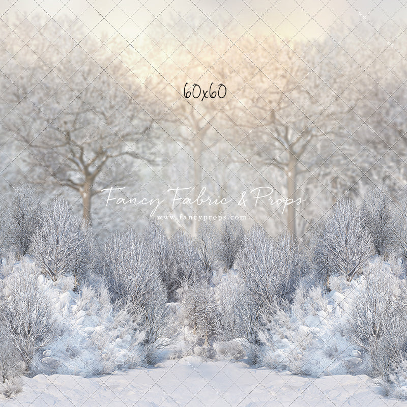 Snowy Serenity Forest 2pc Mini Room