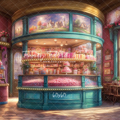 Sweet Tart Hearts with Candy Floor - With Sweep Option