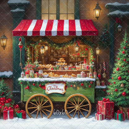 Yuletide Treats Cart - With Sweep Option