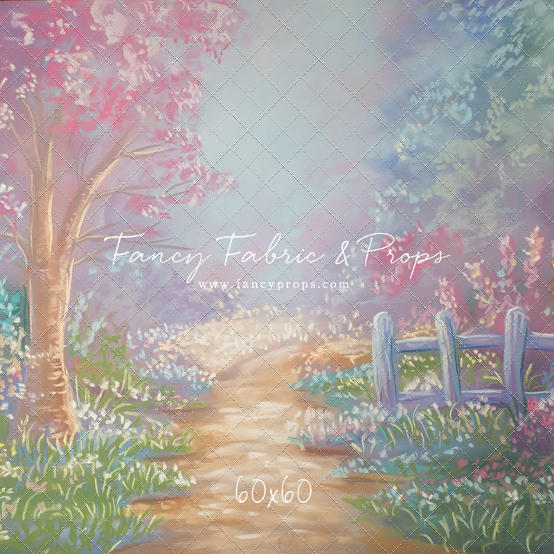 Pastel Garden Pathway - With Sweep Option