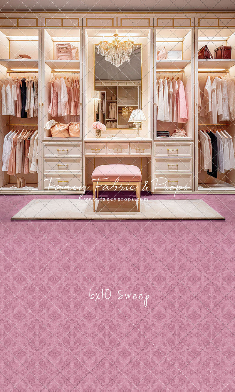 Boss Babe Closet - Pink Carpet - With Sweep Option
