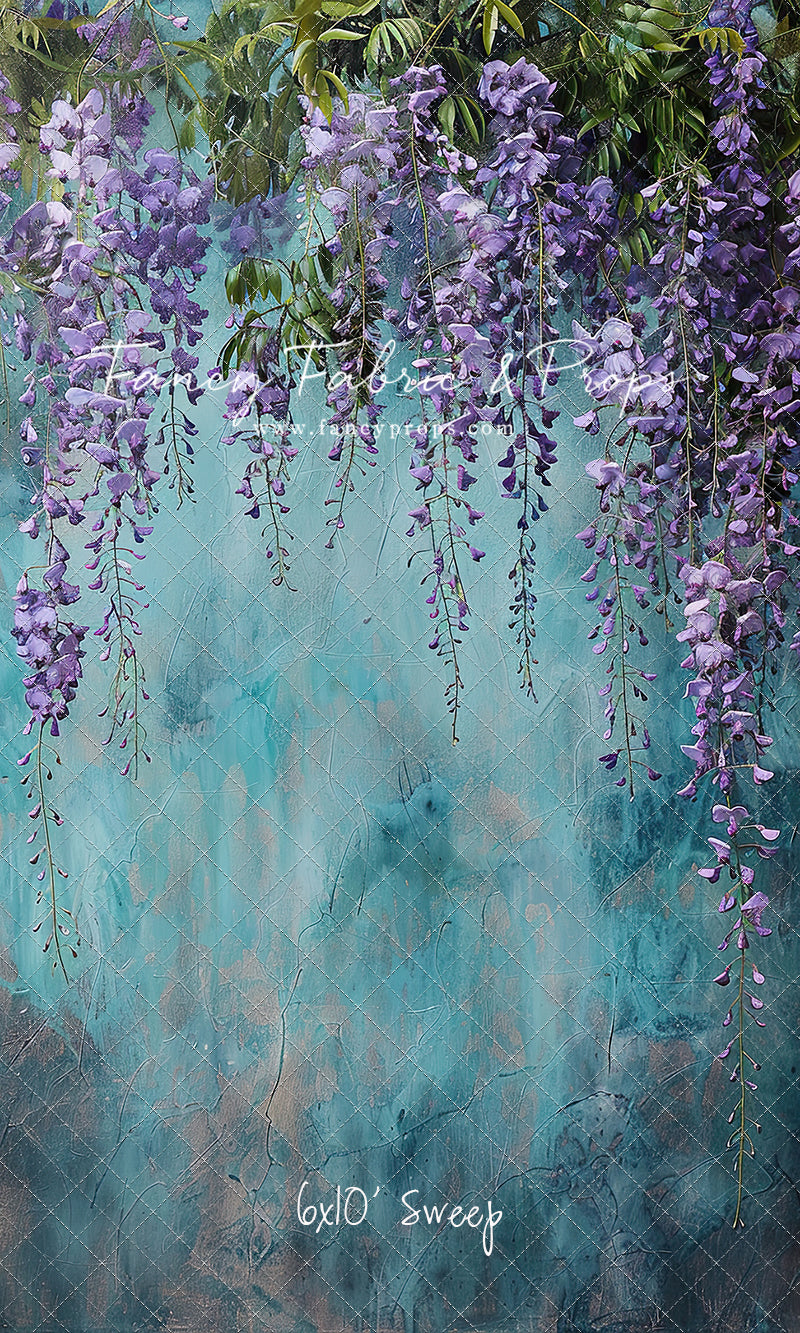 Painted Blue Wisteria