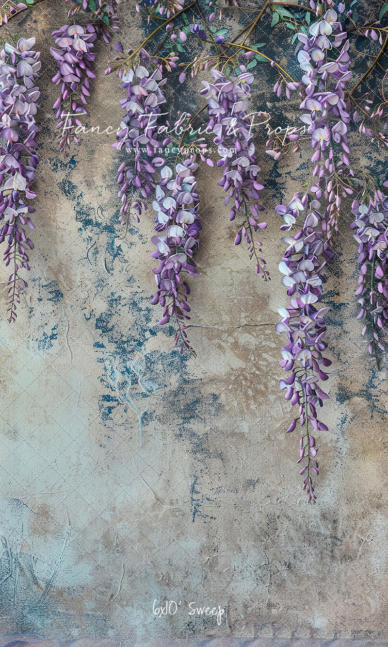 Painted Floral Lavender Wisteria