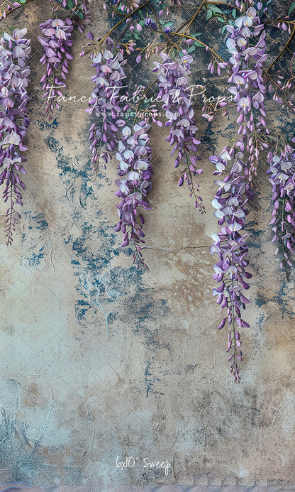 Painted Floral Lavender Wisteria