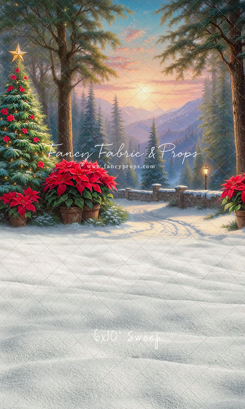 Sunset on Yuletide Lane - With Sweep Option