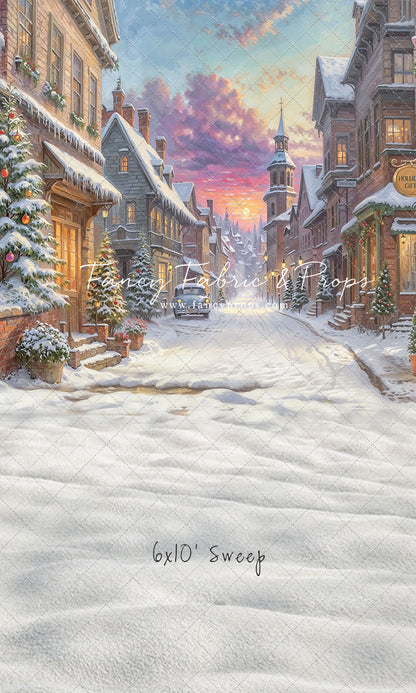 Winter Glow on Heritage Lane - With Sweep Option