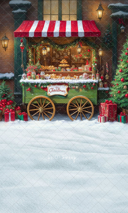 Yuletide Treats Cart - With Sweep Option