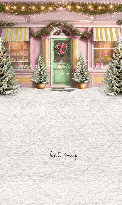 Frosty Sweet Shop - Green & Gold - with Sweep Option