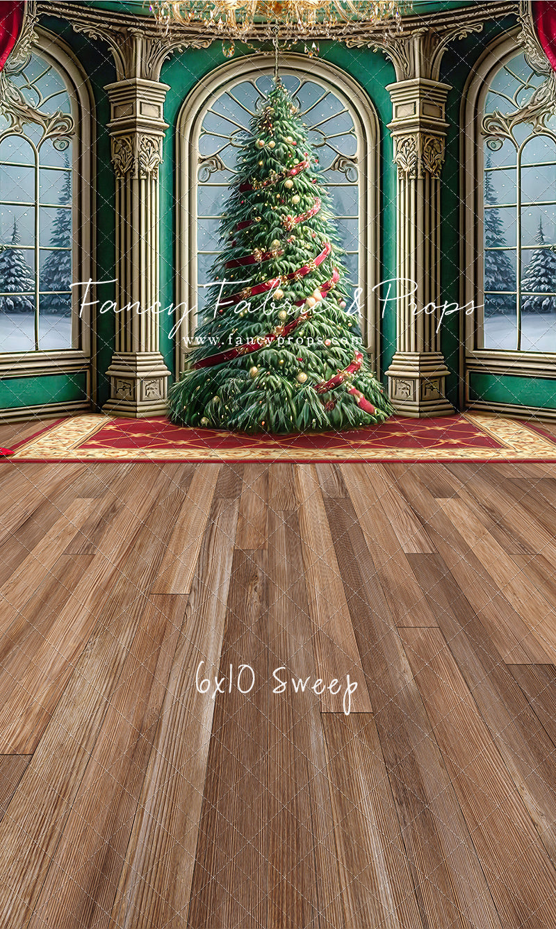 Royal Christmas Tree - Wood Floor Option - with Sweep Option