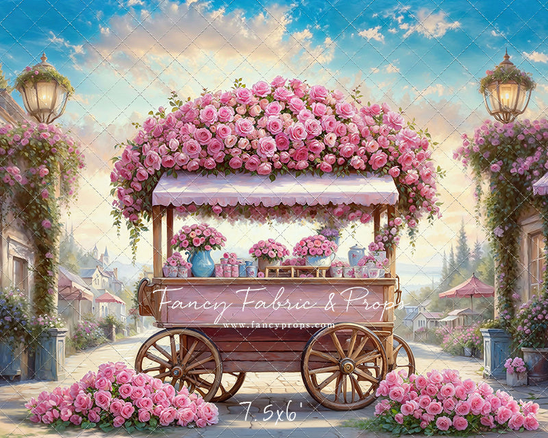 Blushing Bloom Cart - With Sweep Option