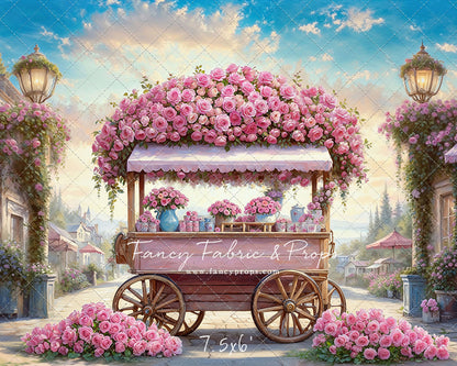 Blushing Bloom Cart - With Sweep Option