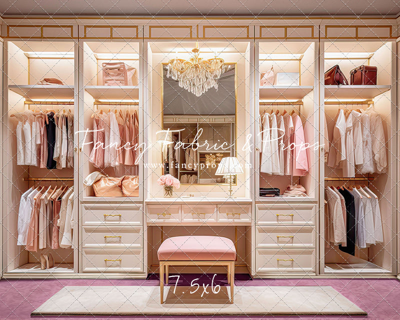 Boss Babe Closet - Pink Carpet - With Sweep Option