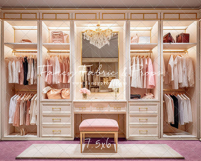 Boss Babe Closet - Pink Carpet - With Sweep Option