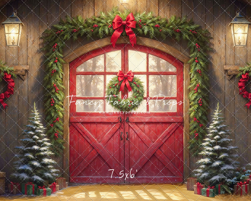 Christmas At The Red Barn - Straw Floor - with Sweep Option
