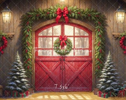 Christmas At The Red Barn - Straw Floor - with Sweep Option