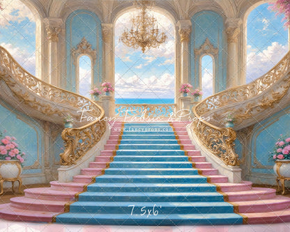 Enchanting Pastel Staircase - With Sweep Option