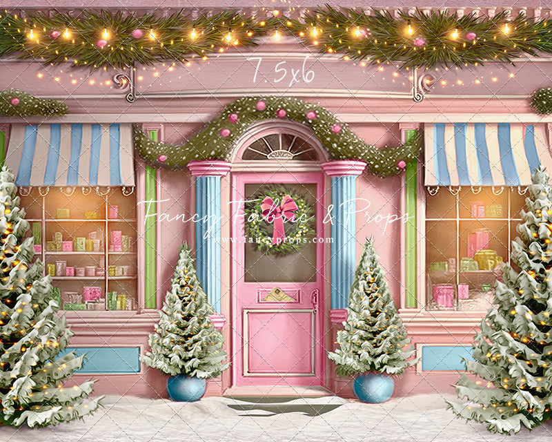 Frosty Sweet Shop - Pink & Blue - with Sweep Option