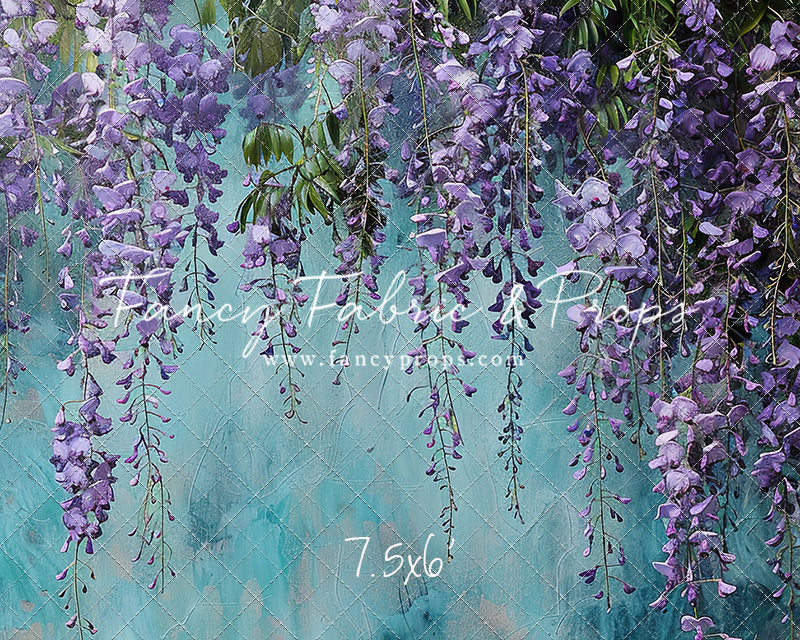 Painted Blue Wisteria