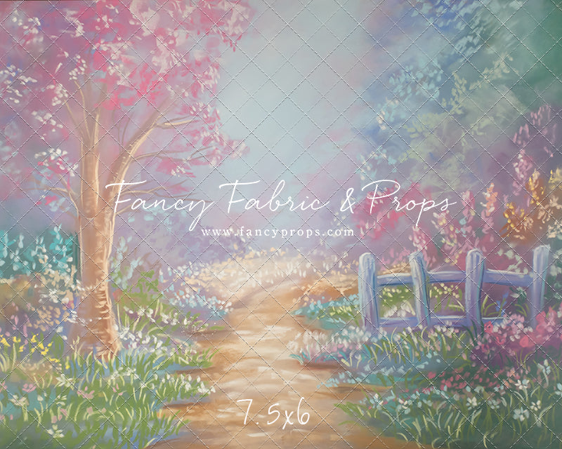 Pastel Garden Pathway - With Sweep Option