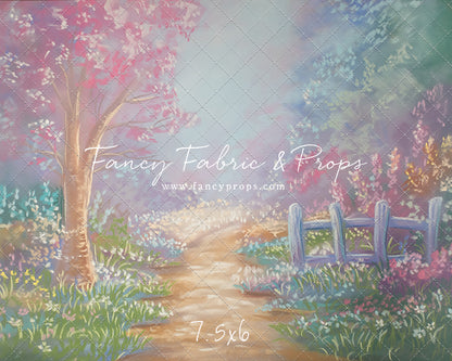 Pastel Garden Pathway - With Sweep Option
