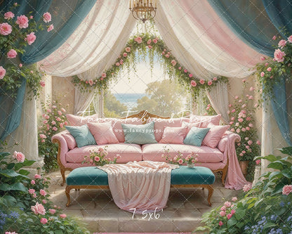 Versailles Rose Terrace - With Sweep Option