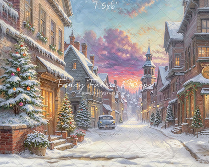 Winter Glow on Heritage Lane - With Sweep Option