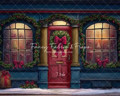 Wintertime Shop - Blue Shop - with Sweep Option