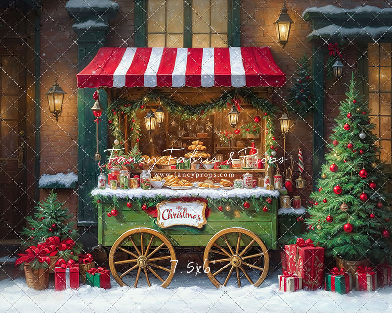 Yuletide Treats Cart - With Sweep Option