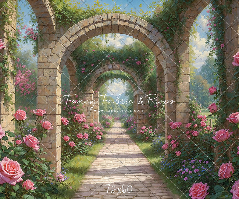 Arcadian Rose Gate - With Sweep Option