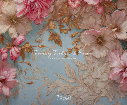 Blushing Petal Tapestry - Horizontal Only