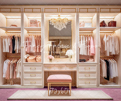 Boss Babe Closet - Pink Carpet - With Sweep Option