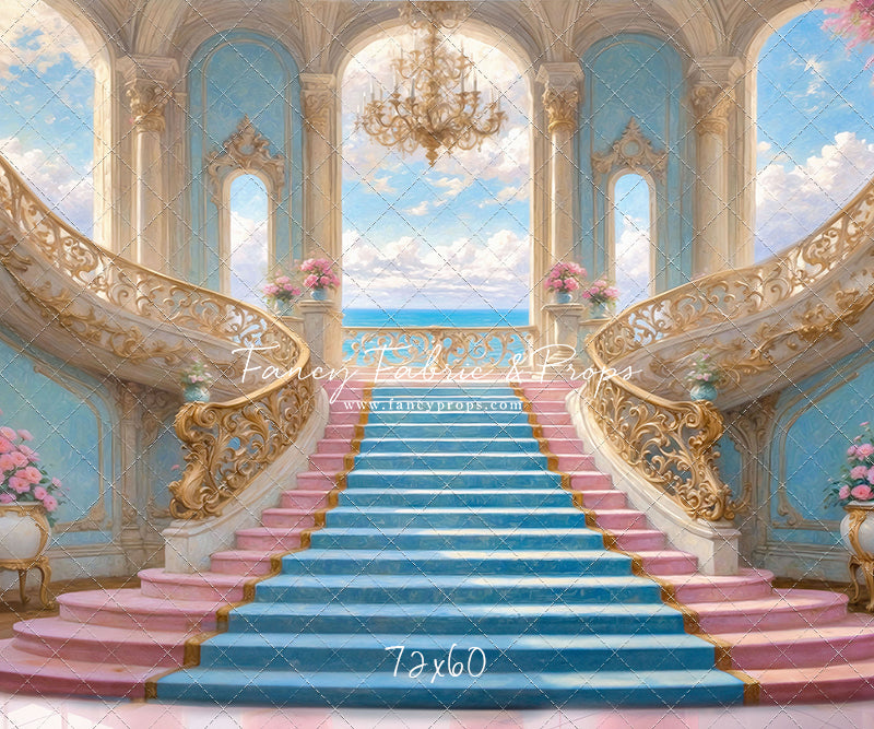 Enchanting Pastel Staircase - With Sweep Option
